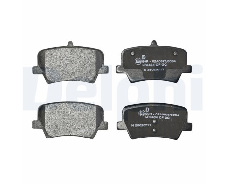 Brake Pad Set, disc brake LP3434 Delphi, Image 2
