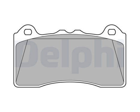 Brake Pad Set, disc brake LP3436 Delphi