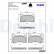 Brake Pad Set, disc brake LP3436 Delphi, Thumbnail 2