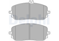 Brake Pad Set, disc brake LP3437 Delphi