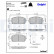 Brake Pad Set, disc brake LP3437 Delphi, Thumbnail 3