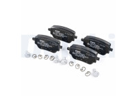 Brake Pad Set, disc brake LP3438 Delphi