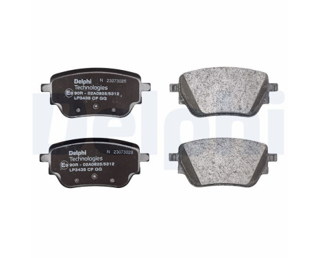 Brake Pad Set, disc brake LP3438 Delphi, Image 2
