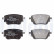 Brake Pad Set, disc brake LP3438 Delphi, Thumbnail 2