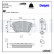 Brake Pad Set, disc brake LP3438 Delphi, Thumbnail 3