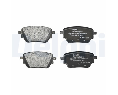 Brake Pad Set, disc brake LP3438 Delphi, Image 3