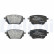 Brake Pad Set, disc brake LP3438 Delphi, Thumbnail 3