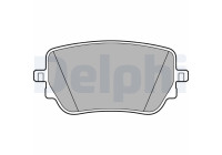 Brake Pad Set, disc brake LP3439 Delphi