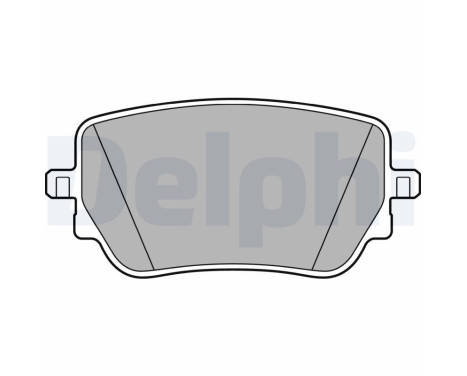 Brake Pad Set, disc brake LP3439 Delphi