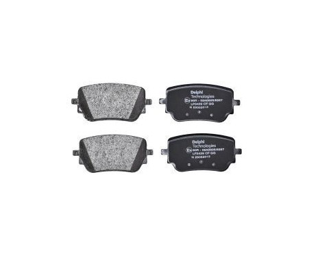 Brake Pad Set, disc brake LP3439 Delphi, Image 2