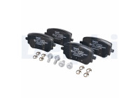 Brake Pad Set, disc brake LP3439 Delphi