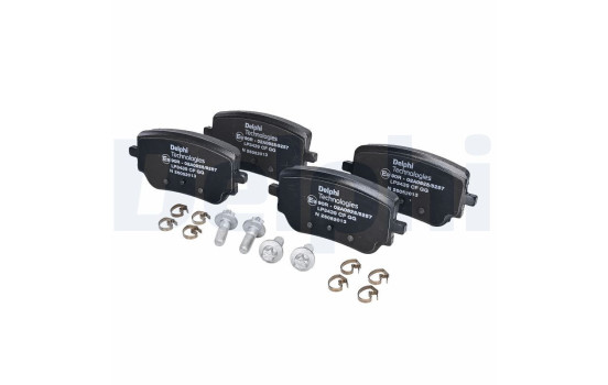 Brake Pad Set, disc brake LP3439 Delphi
