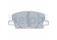 Brake Pad Set, disc brake LP3482 Delphi