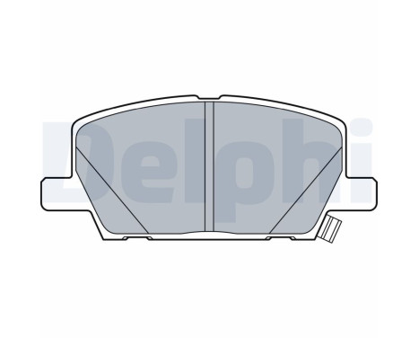 Brake Pad Set, disc brake LP3482 Delphi