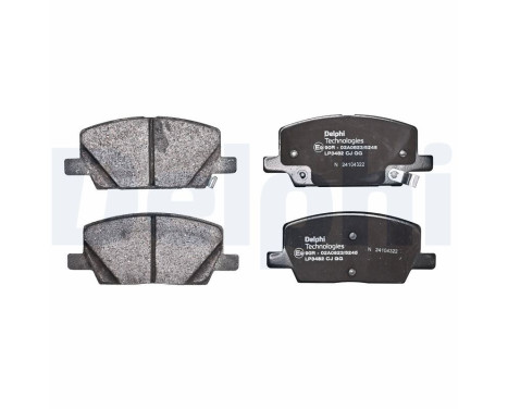 Brake Pad Set, disc brake LP3482 Delphi, Image 3