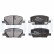 Brake Pad Set, disc brake LP3482 Delphi, Thumbnail 3