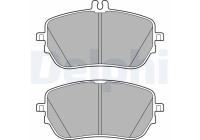 Brake Pad Set, disc brake LP3485 Delphi