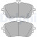 Brake Pad Set, disc brake LP3485 Delphi