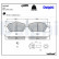 Brake Pad Set, disc brake LP3485 Delphi, Thumbnail 3