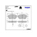 Brake Pad Set, disc brake LP3485 Delphi, Thumbnail 3