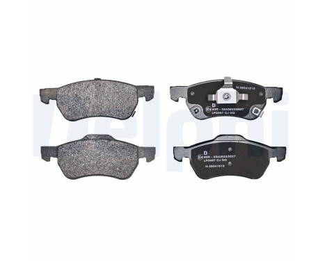 Brake pad set, disc brake LP3487 Delphi, Image 3