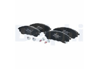 Brake pad set, disc brake LP3495 Delphi