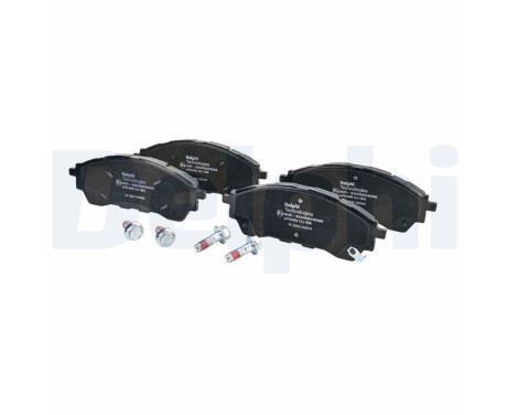 Brake pad set, disc brake LP3495 Delphi