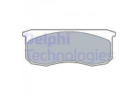 Brake Pad Set, disc brake LP3509 Delphi