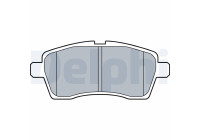 Brake Pad Set, disc brake LP3510 Delphi