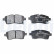 Brake Pad Set, disc brake LP3510 Delphi, Thumbnail 2