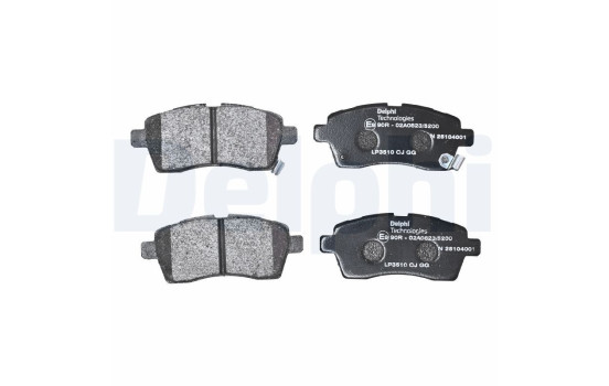 Brake Pad Set, disc brake LP3510 Delphi, Image 2
