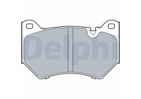 Brake Pad Set, disc brake LP3511 Delphi