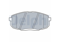 Brake Pad Set, disc brake LP3513 Delphi