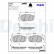 Brake Pad Set, disc brake LP3513 Delphi