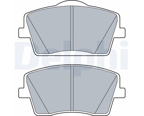 Brake Pad Set, disc brake LP3515 Delphi