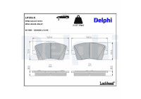 Brake Pad Set, disc brake LP3515 Delphi