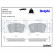 Brake Pad Set, disc brake LP3515 Delphi