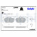 Brake Pad Set, disc brake LP3518 Delphi