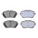 Brake Pad Set, disc brake LP3518 Delphi, Thumbnail 3