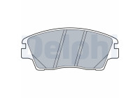 Brake Pad Set, disc brake LP3519 Delphi