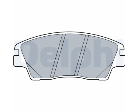 Brake Pad Set, disc brake LP3519 Delphi
