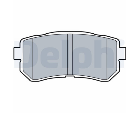 Brake Pad Set, disc brake LP3521 Delphi