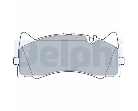 Brake Pad Set, disc brake LP3527 Delphi