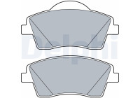 Brake Pad Set, disc brake LP3528 Delphi