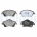 Brake Pad Set, disc brake LP3528 Delphi, Thumbnail 3