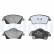 Brake Pad Set, disc brake LP3528 Delphi, Thumbnail 2