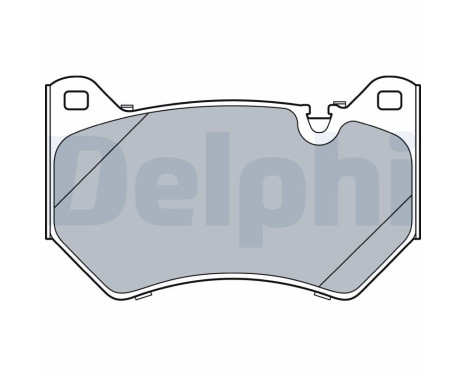 Brake Pad Set, disc brake LP3529 Delphi