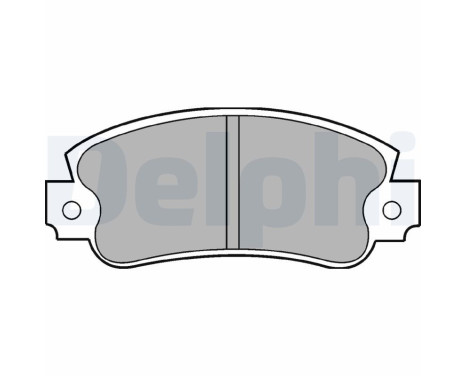 Brake Pad Set, disc brake LP353 Delphi