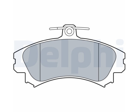 Brake Pad Set, disc brake LP3533 Delphi