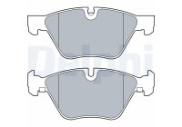 Brake Pad Set, disc brake LP3534 Delphi